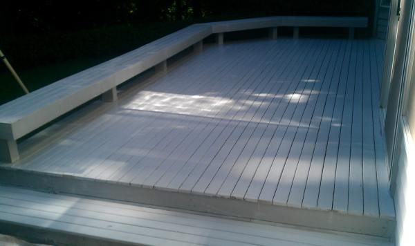 refinishing painted deck